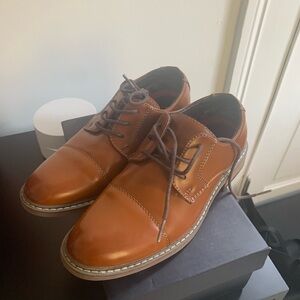 Stylish Brown Kids Dress Shoes